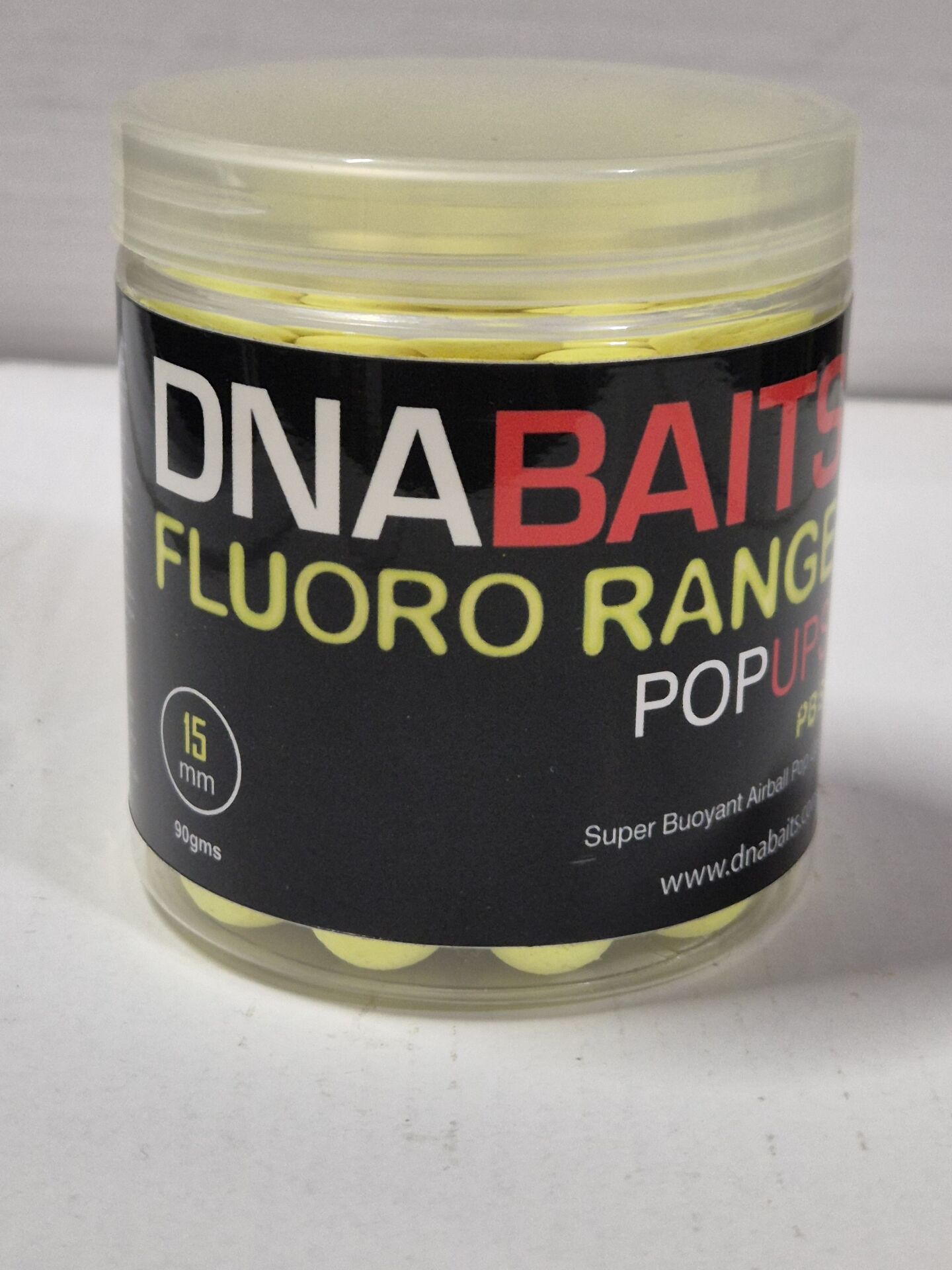 DNA BAITS YELLOW POP UPS 15mm