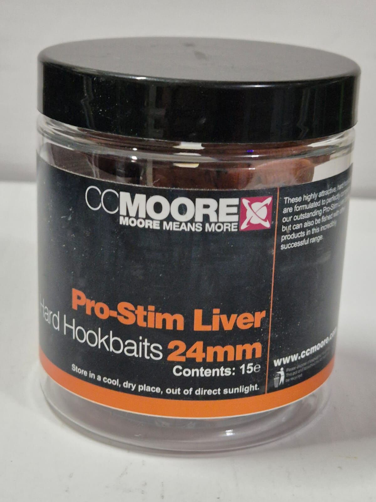 CCMOORE Pro Stim LİVER Hard Hookbaits 24mm