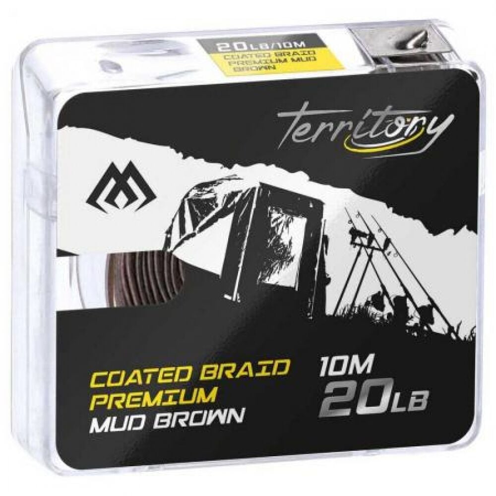 Mikado braıd hooklınk coated braıd premıum brown 30lbs /10 m 1 Adet