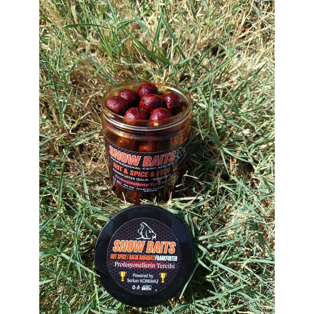 Snow Baıts Hot Spıce Fısh Frankfurter Balık Baharat 18mm 190 Gr