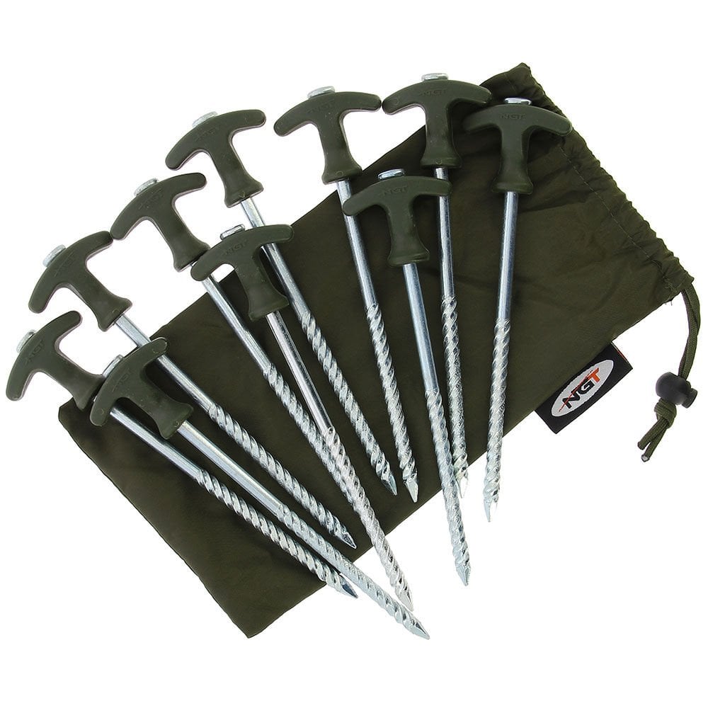 NGT 8″ Bivvy Mandalları 10'lu Paket