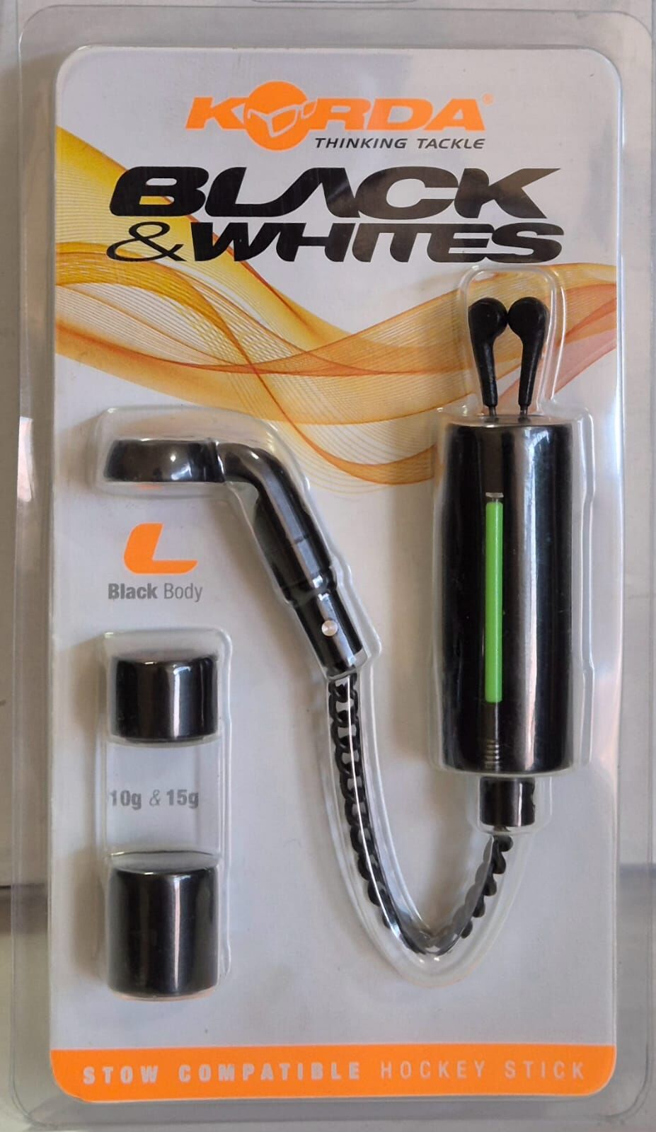 KORDA Black & White Bobbin Black (L)