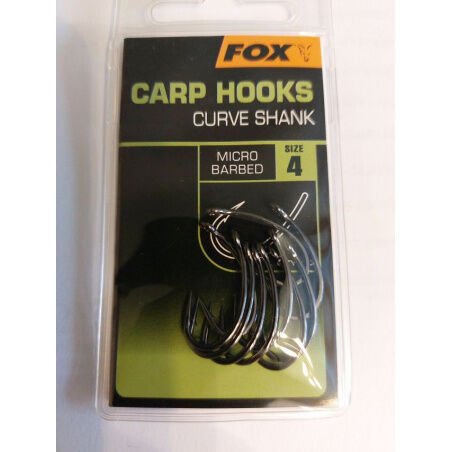 Fox Carp Hooks Curve Shank No 4