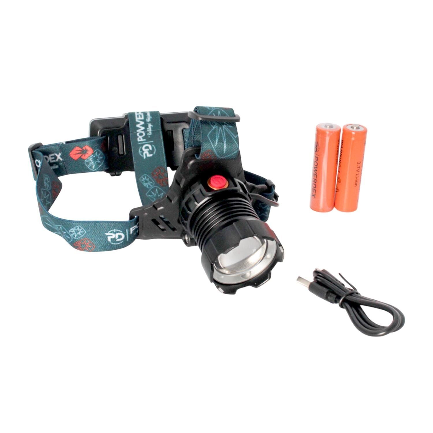 Powerdex 15W Şarj Edilebilir Kafa Lambası PD-1072