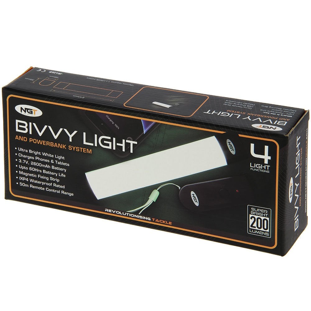 NGT Büyük Bivvy Işığı Dahili Power Bank Sistemiyle